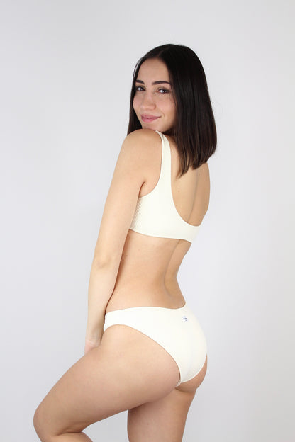 Cream Top and Briefs